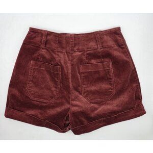 Altar'd State Women's Shorts Size XS Brick Burgundy Corduroy Short Shorts